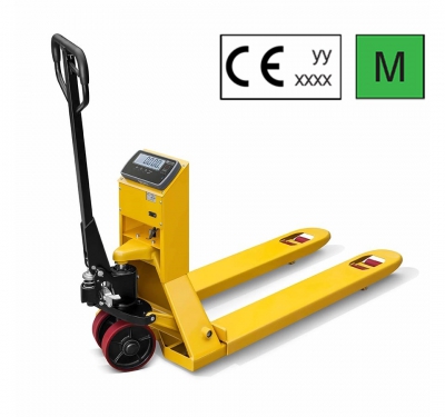 Paletni viličar s tehtnico (overjen)